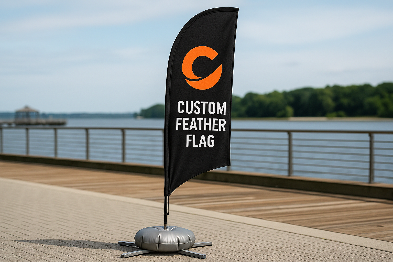 What Are the Advantages of Custom Feather Flags? – A Guide from PremiumOneBackdrops