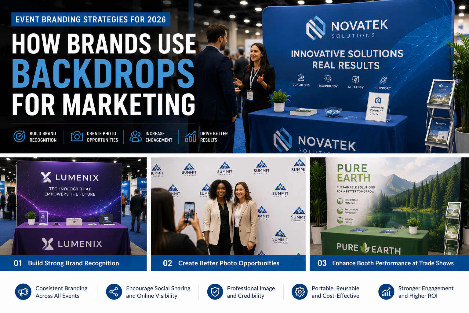 How Brands Use Backdrops for Marketing: Event Branding Strategies for 2026