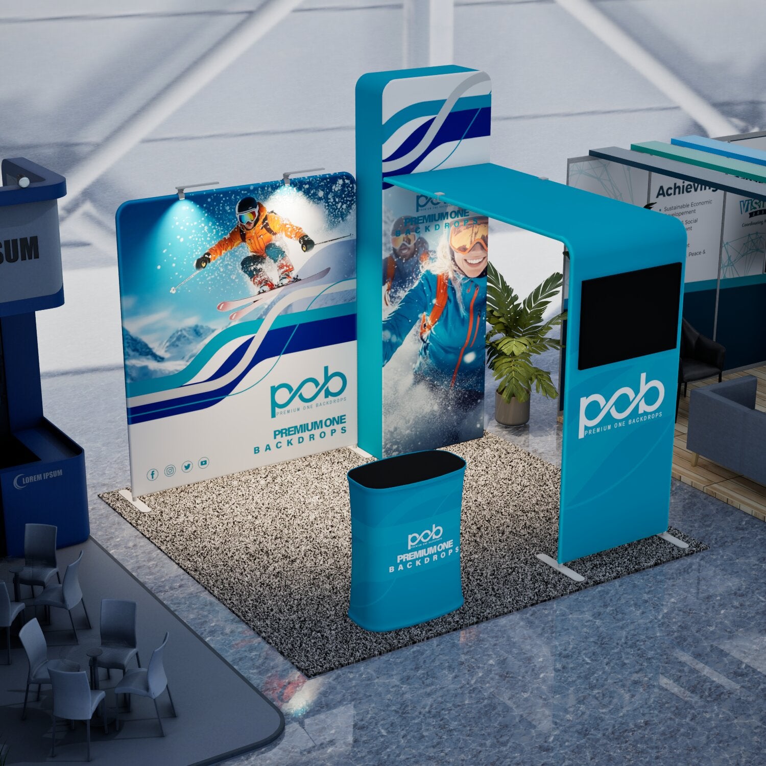 10 Ft Trade Show Booth-Model 37