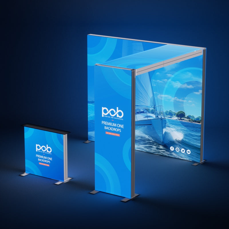 10x10 FT Light Box Exhibition Booth 1