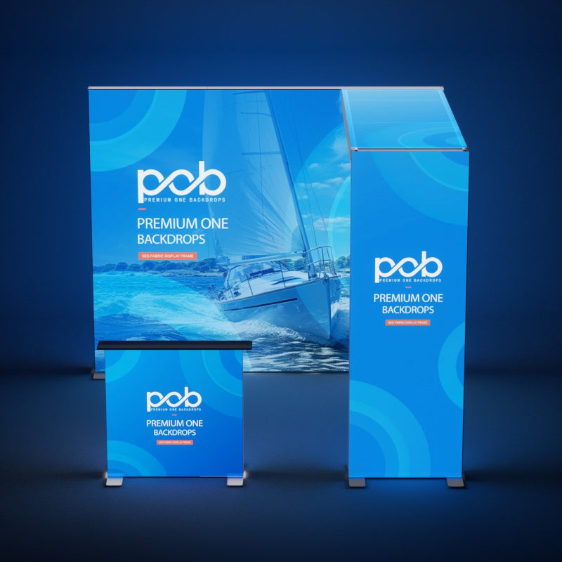 soldout光ボックス SEG Lightbox Booth Displays | Backlit Trade Show Booth Kits | POB
