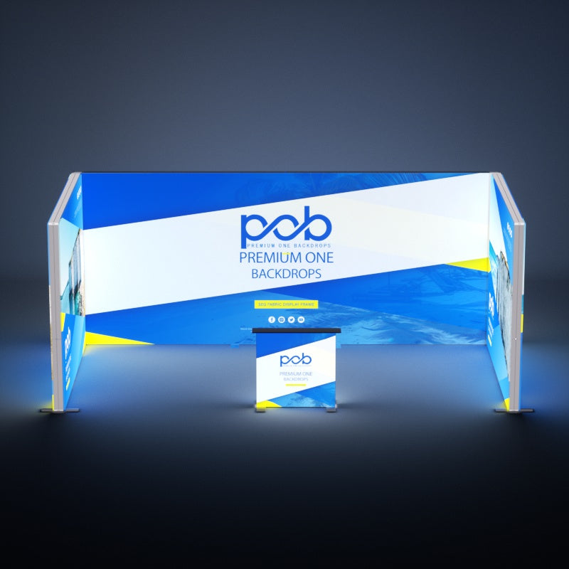 20x10 FT Light Box Exhibition Booth 1