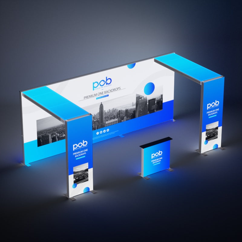 20x10 FT Light Box Exhibition Booth 3