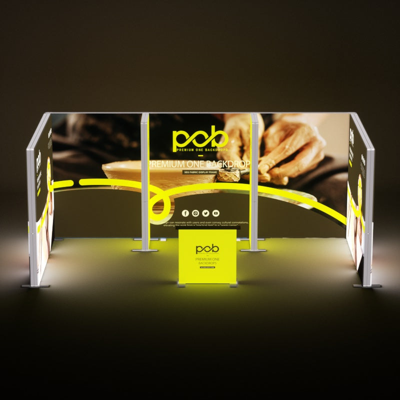 20x10 FT Light Box Exhibition Booth 4