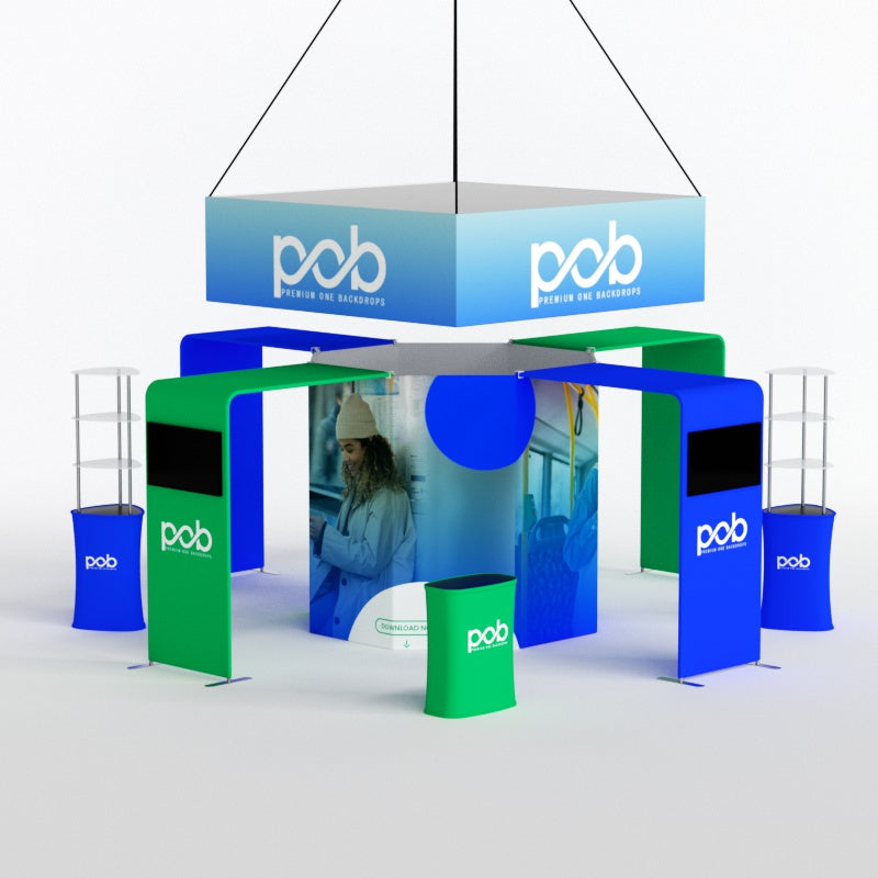 20 x 20 Ft Trade Show Booth-Model 1