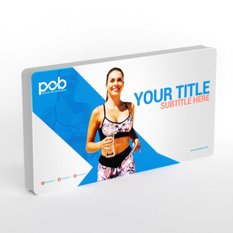 3D Straight Tension Fabric Media Wall