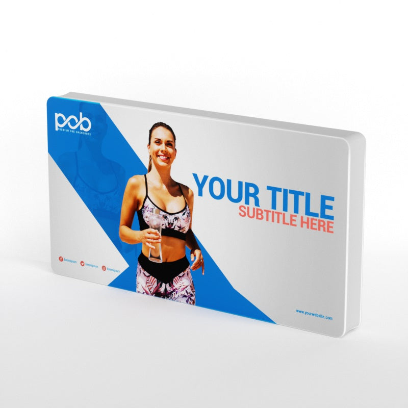 3D Straight Tension Fabric Media Wall