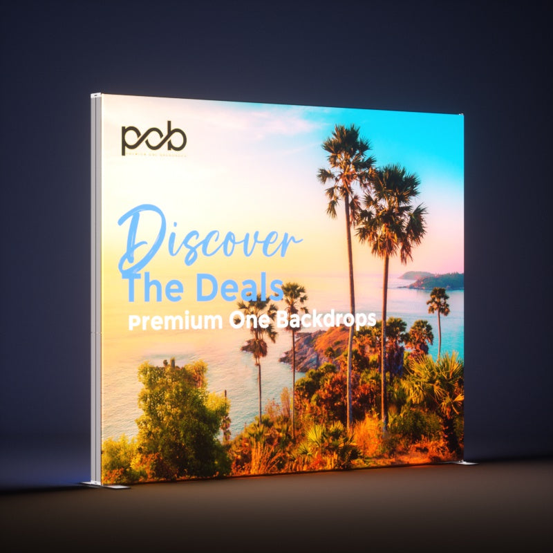 Backlit SEG Fabric Display Frame-9.8ft W x 8.2ft H