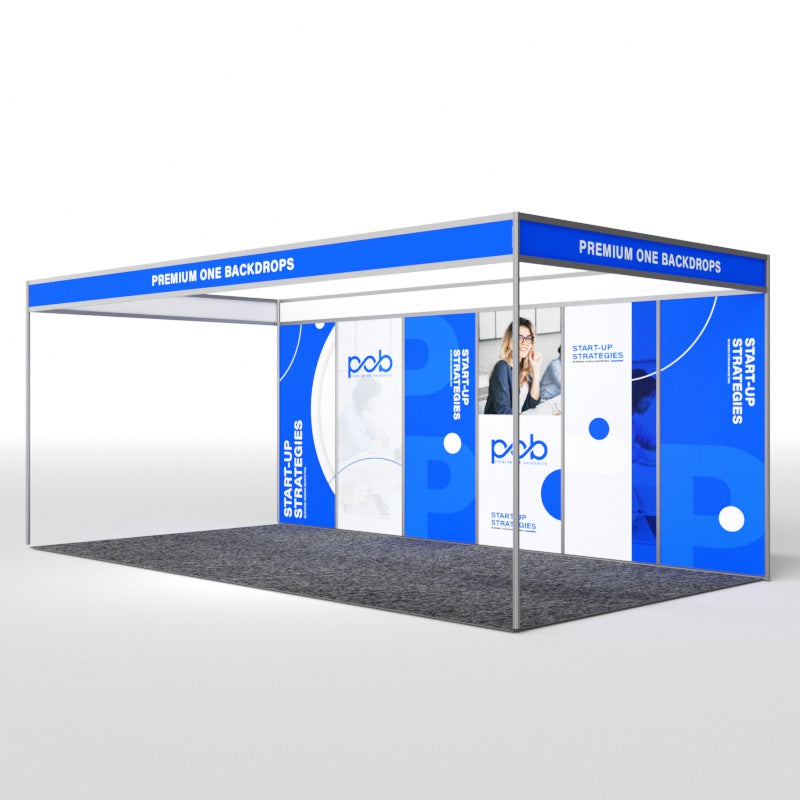 Shell Scheme Exhibition Graphics for 20ft Wide x 10ft Depth Booth