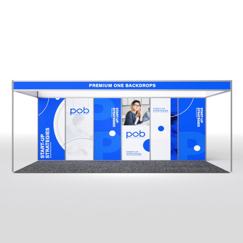 Shell Scheme Exhibition Graphics for 20ft Wide x 10ft Depth Booth