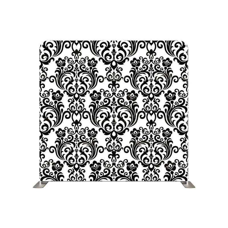 premium one pillowcover backdrops-Black White