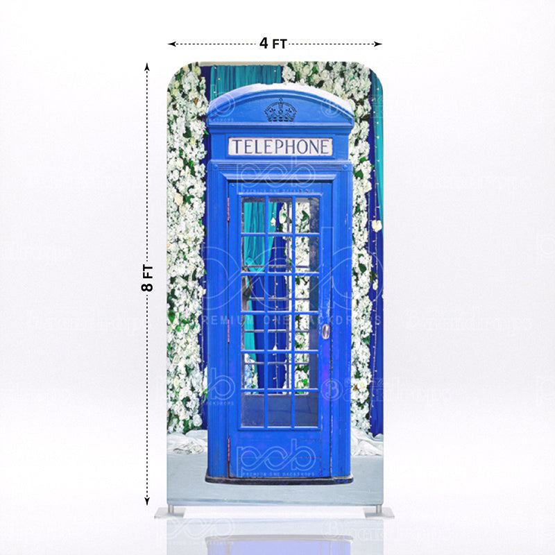 Blue British Telephone Booth
