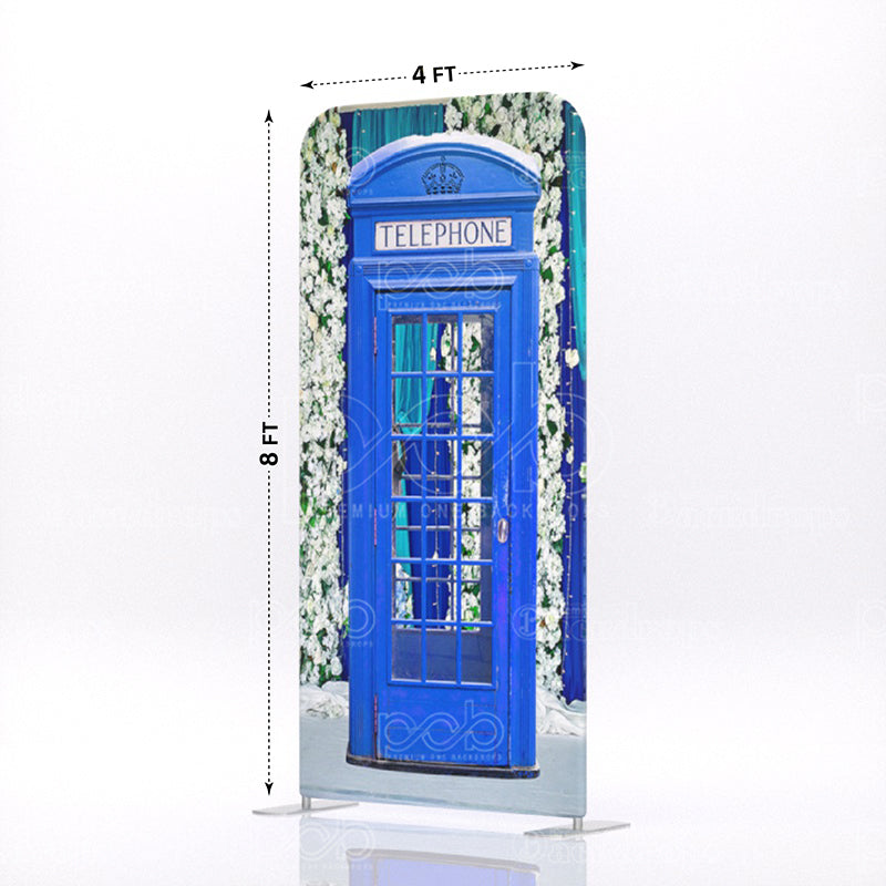 Blue British Telephone Booth