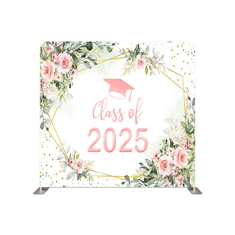 Pillow Cover Backdrop (Blushing Blooms Graduation 2025)