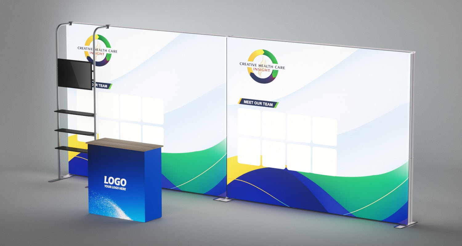 20x10 FT Light Box Exhibition Booth 7