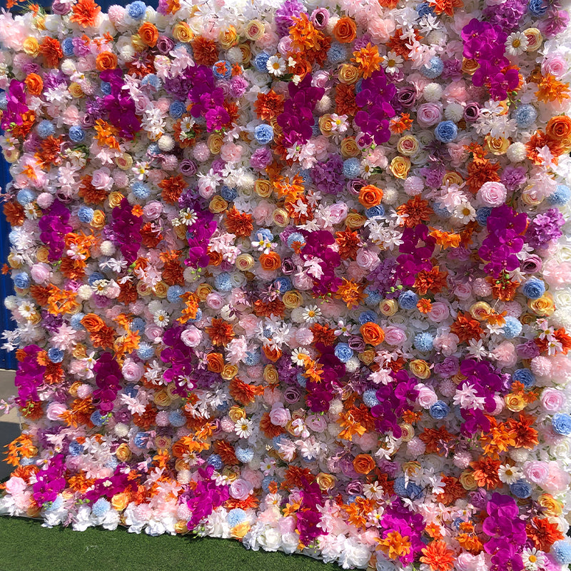 Colorful Flower Wall