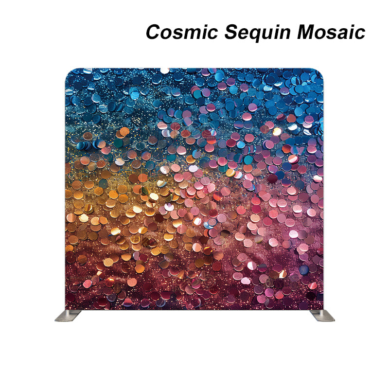 Pillow Cover Backdrop (Cosmic Sequin Mosaic)