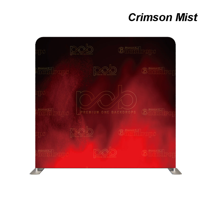 premium one pillowcover backdrops-Crimson Mist