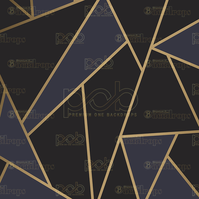 Pillow Cover Backdrop (Dark Triangle Glow)