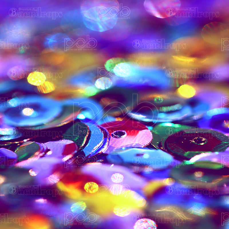 premium one pillowcover backdrops-Disco Sequin Burst