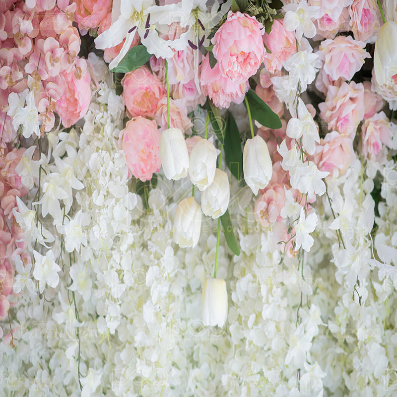 premium one pillowcover backdrops-Dreamy Blossom Wall