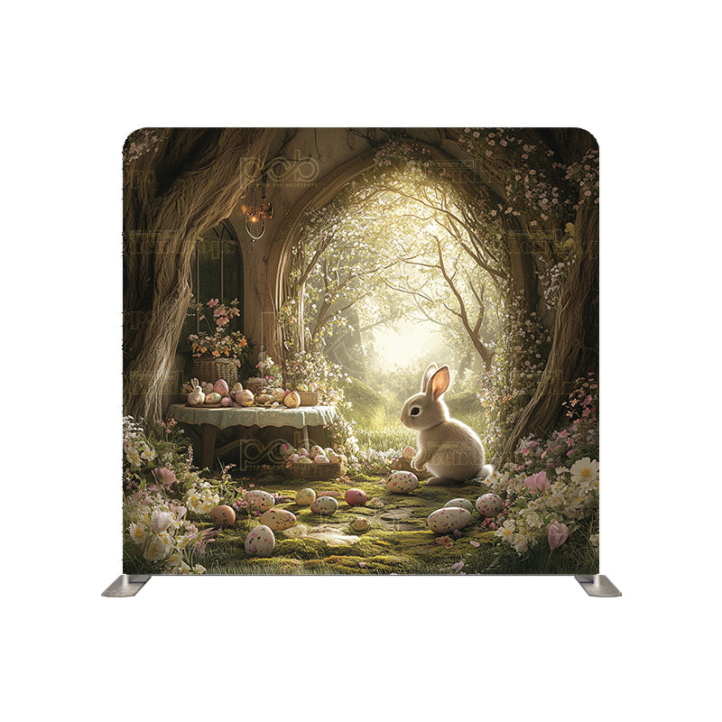 Pillow Cover Backdrop (Easter Glade Bunny)