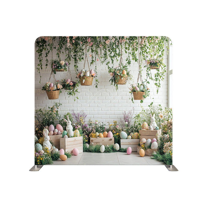 Pillow Cover Backdrop (Easter White Wall)