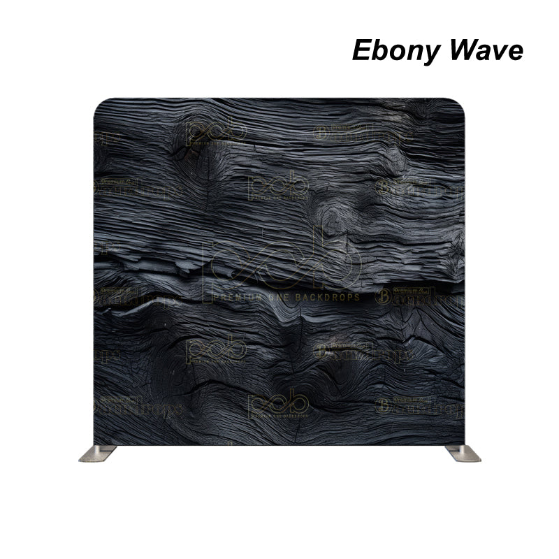 Pillow Cover Backdrop (Ebony Wave)