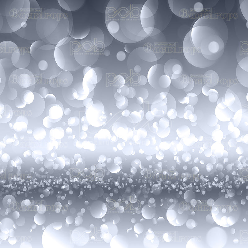 Pillow Cover Backdrop (Elegant Silver Bokeh)