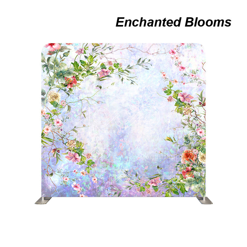premium one pillowcover backdrops-Enchanted Blooms