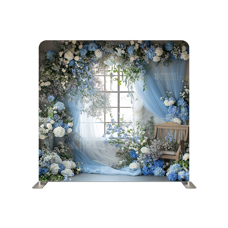 Pillow Cover Backdrop (Ethereal Hydrangea Haven)