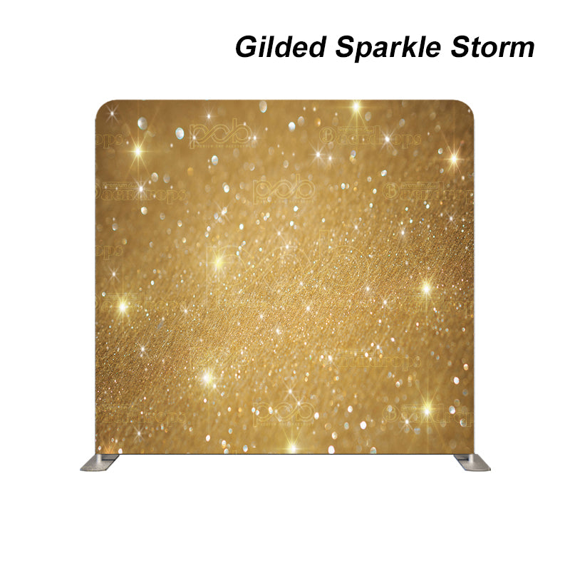 Pillow Cover Backdrop (Gilded Sparkle Storm)