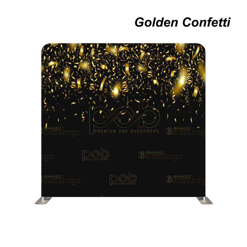 Pillow Cover Backdrop (Golden Confetti)