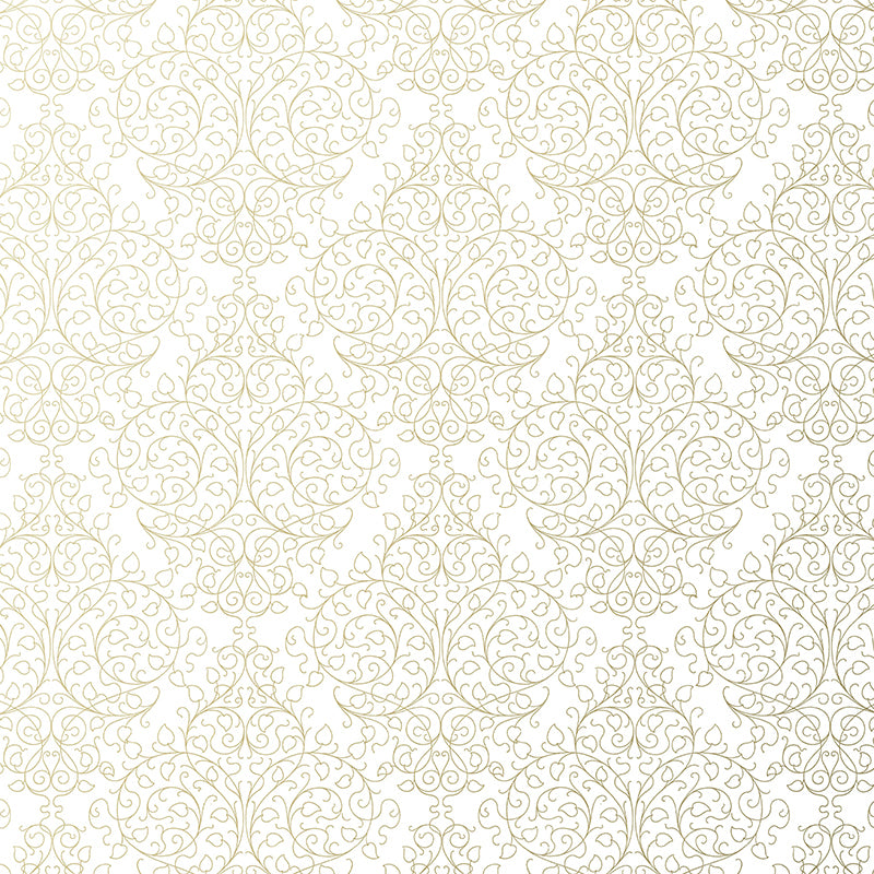 premium one pillowcover backdrops-Golden Filigree