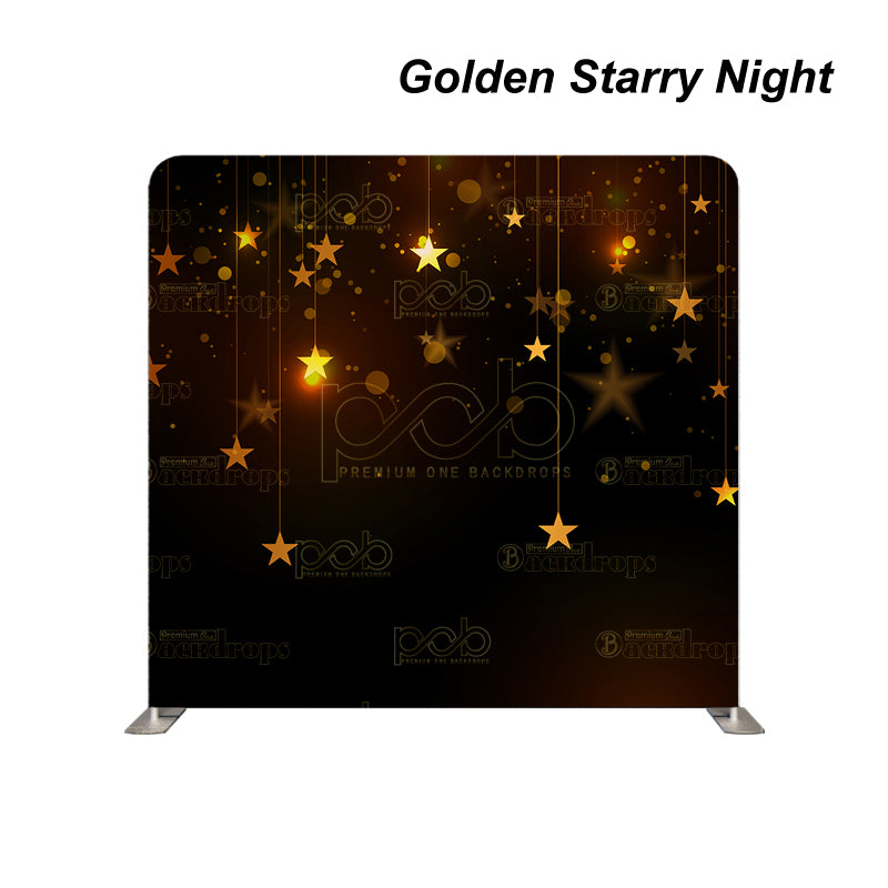 Pillow Cover Backdrop (Golden Starry Night)