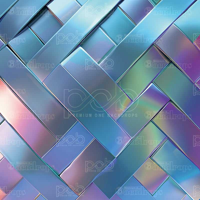 Pillow Cover Backdrop (Iridescent Weave Dynamics)