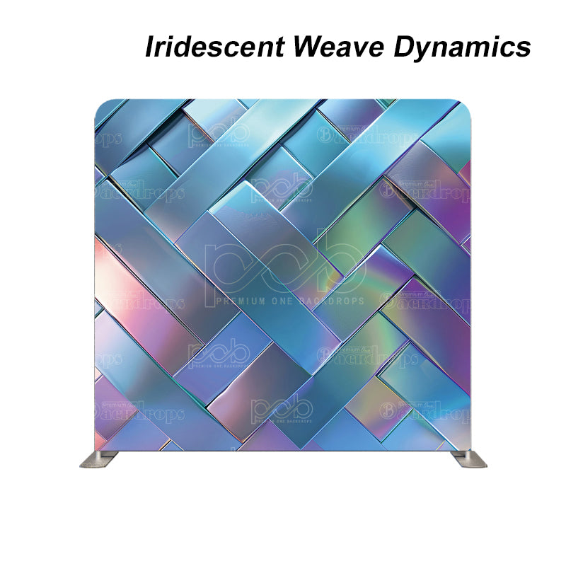 Pillow Cover Backdrop (Iridescent Weave Dynamics)