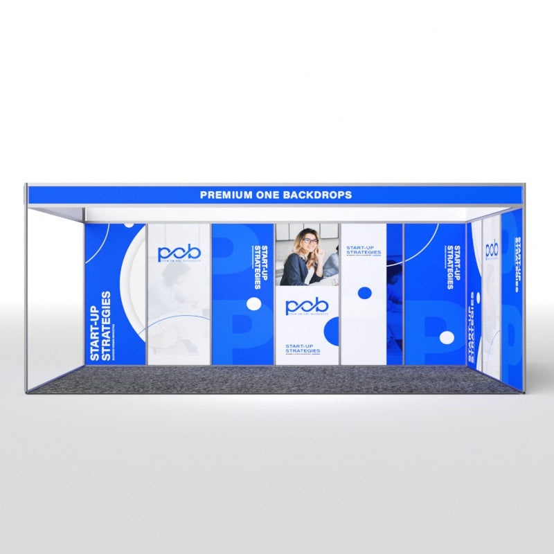 Shell Scheme Exhibition Graphics for 20ft Wide x 10ft Depth Booth