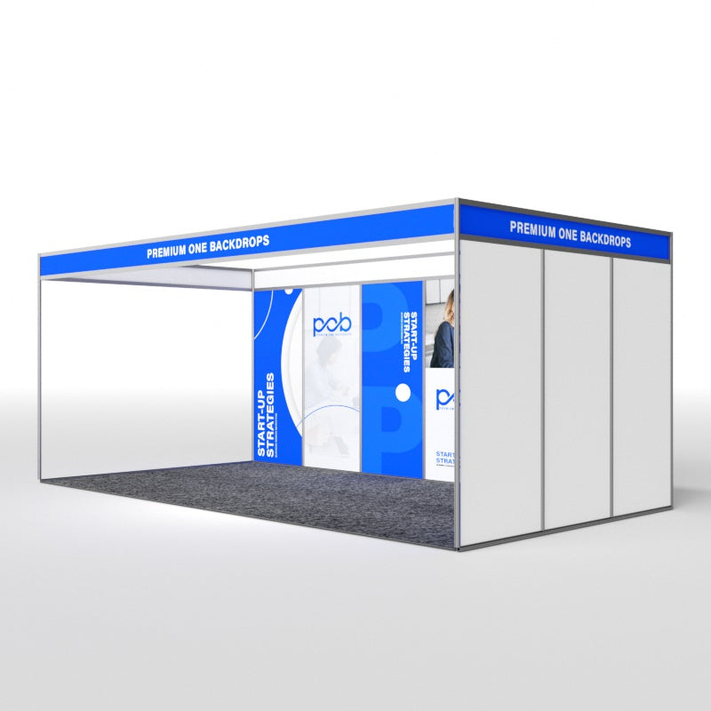 Shell Scheme Exhibition Graphics for 20ft Wide x 10ft Depth Booth