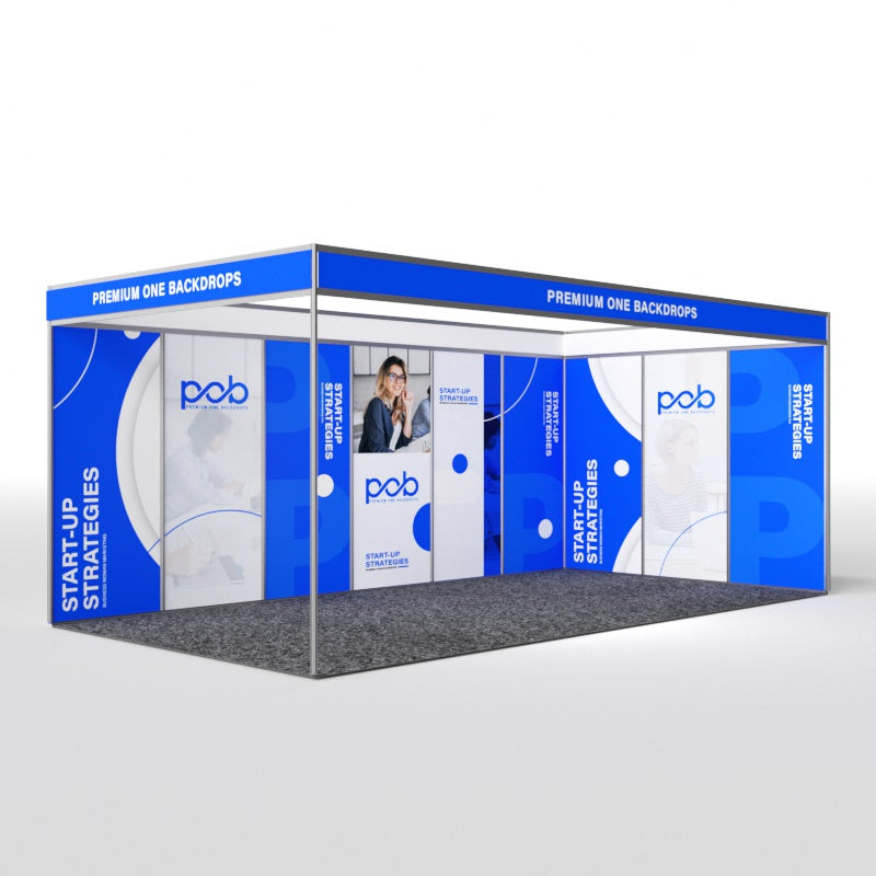 Shell Scheme Exhibition Graphics for 20ft Wide x 10ft Depth Booth