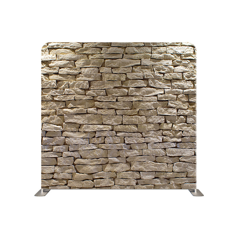 premium one pillowcover backdrops-Light Rock Wall