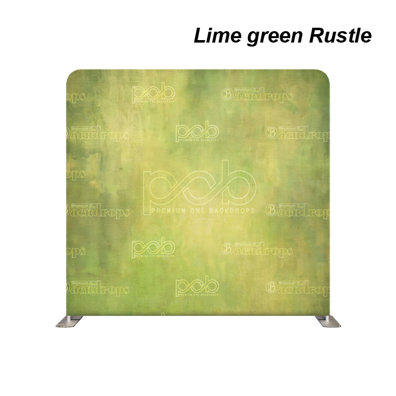 premium one pillowcover backdrops-Lime green Rustle