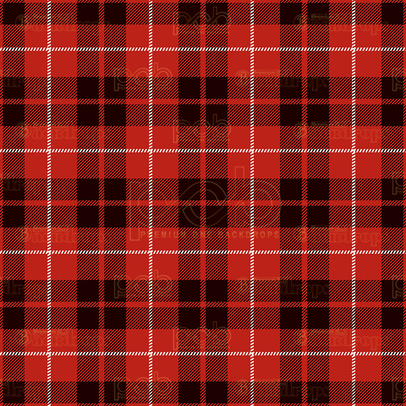 premium one pillowcover backdrops-Lumberjack Plaid