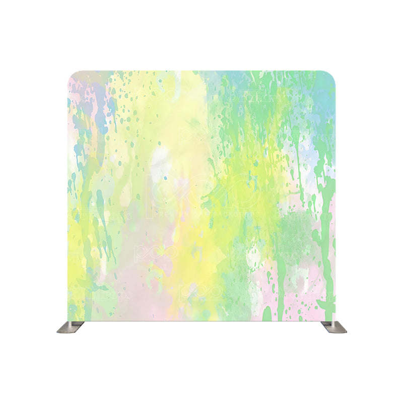 Pillow Cover Backdrop (Minty Blush Drip Fantasy)