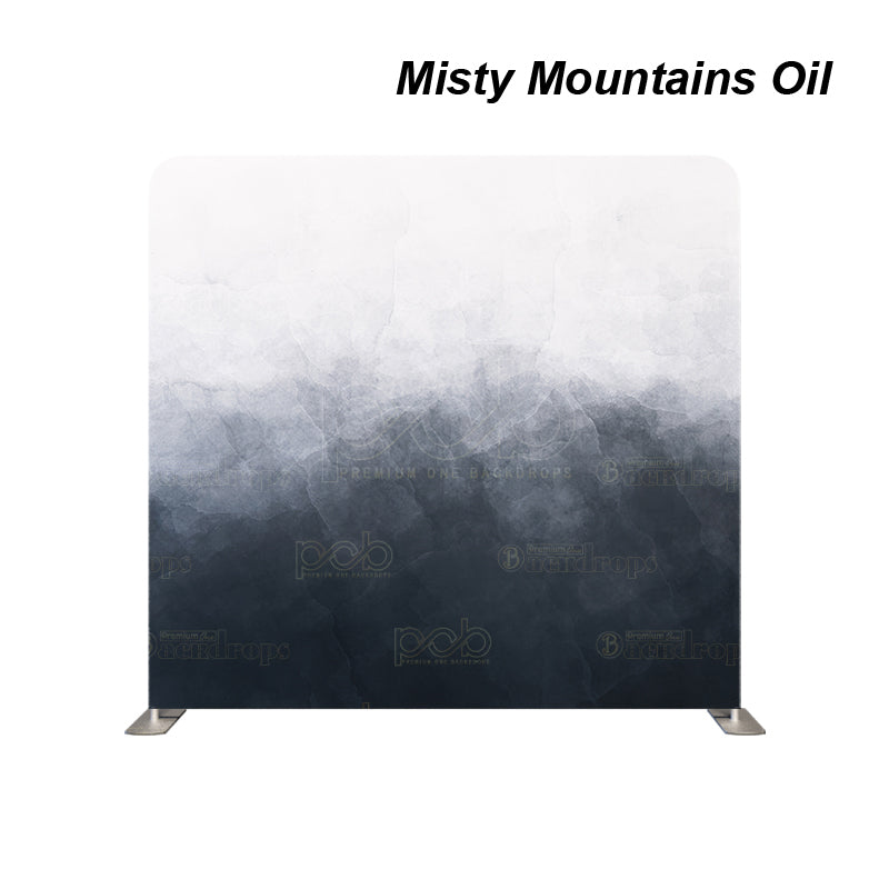 Pillow Cover Backdrop (Misty Mountains Oil)