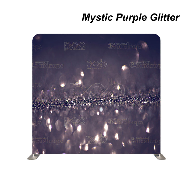 Pillow Cover Backdrop (Mystic Purple Glitter)