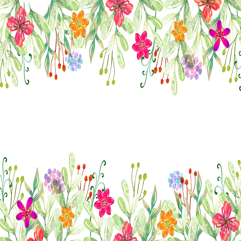 premium one pillowcover backdrops-Nature s Palette Border