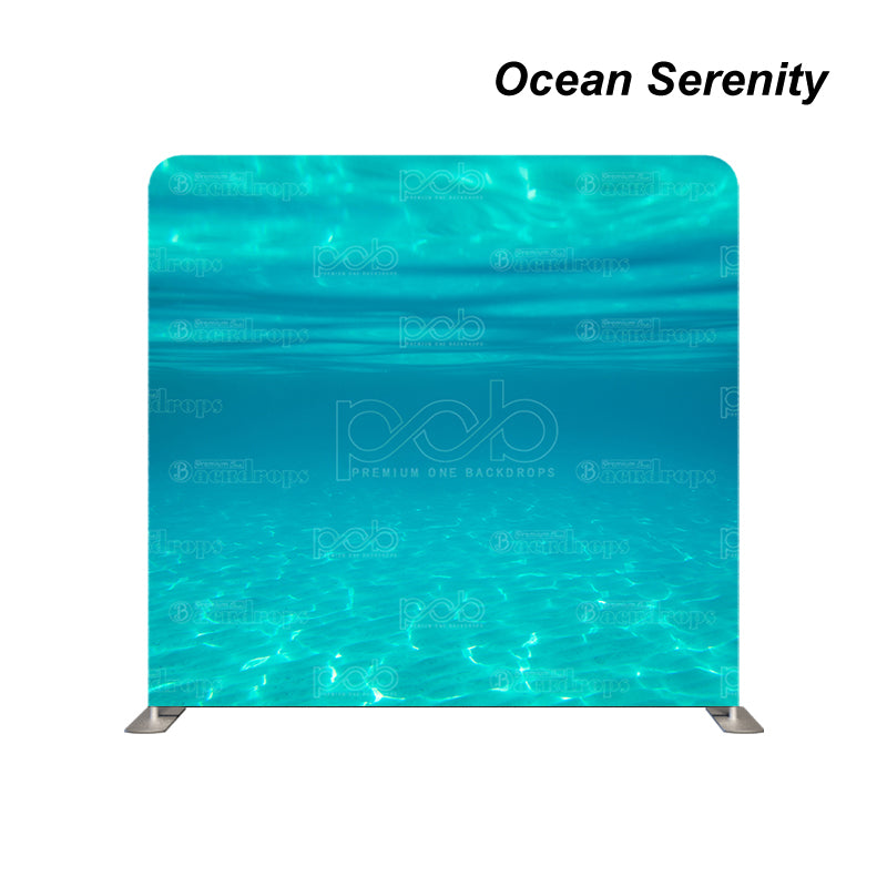 premium one pillowcover backdrops-Ocean Serenity