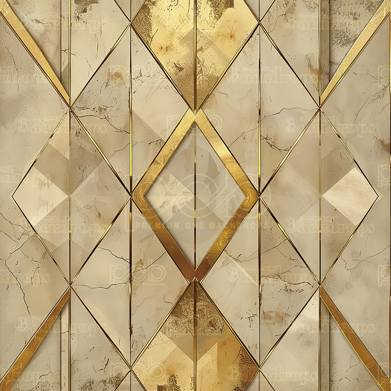 Pillow Cover Backdrop (Opulent Diamond Metallic Weave)