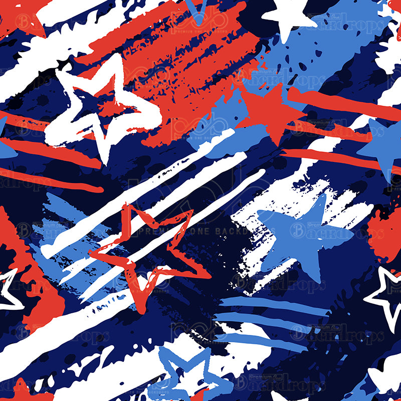 Pillow Cover Backdrop (Painted Freedom)